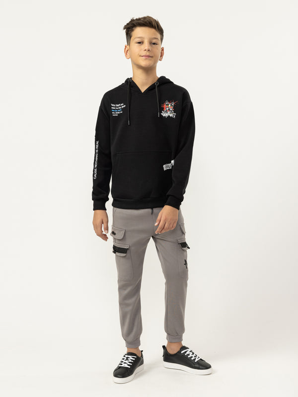 FASHION HOODIE Black / 14