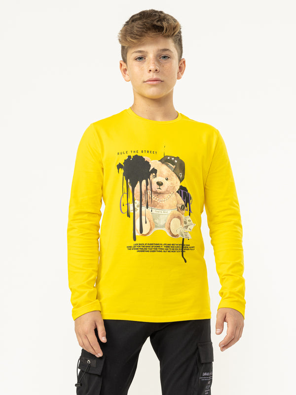 LONG SLEEVE T Yellow / 14