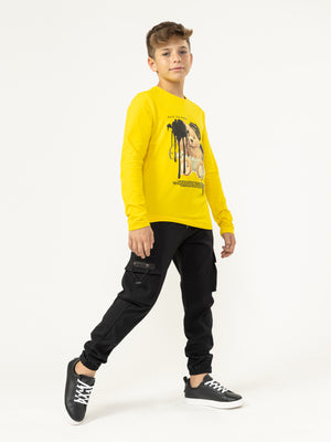 LONG SLEEVE T Yellow / 14