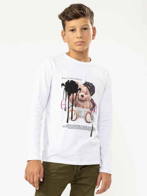 LONG SLEEVE T White / 14