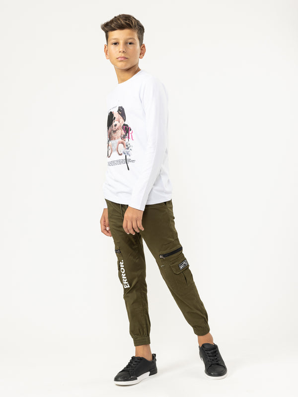 LONG SLEEVE T White / 14