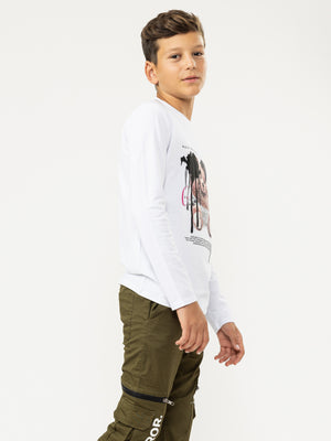LONG SLEEVE T White / 14