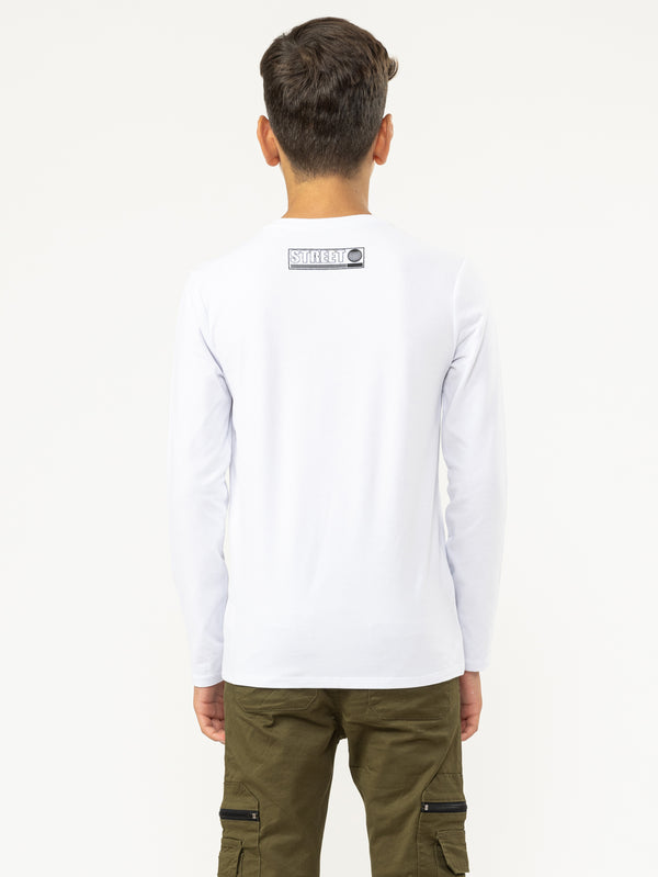 LONG SLEEVE T White / 14