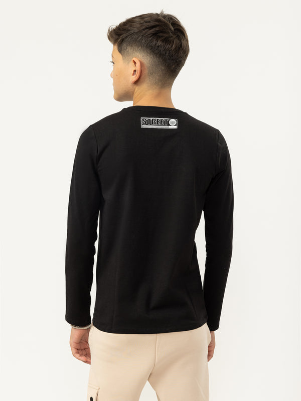 LONG SLEEVE T Black / 14
