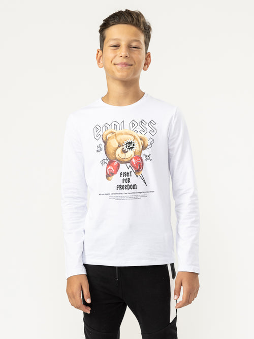 LONG SLEEVE T White / 14