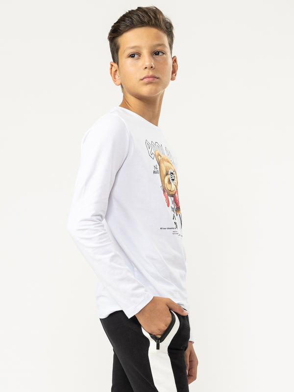 LONG SLEEVE T White / 14