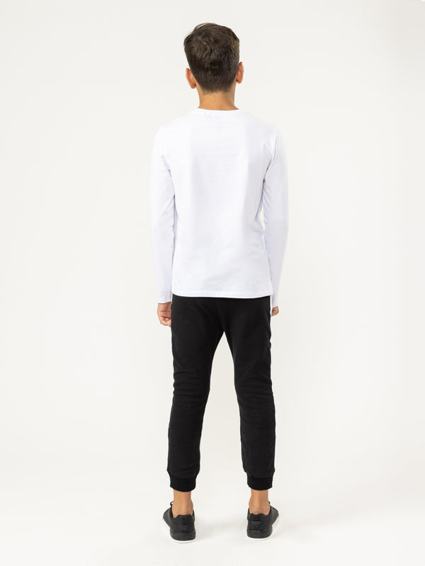 LONG SLEEVE T White / 14