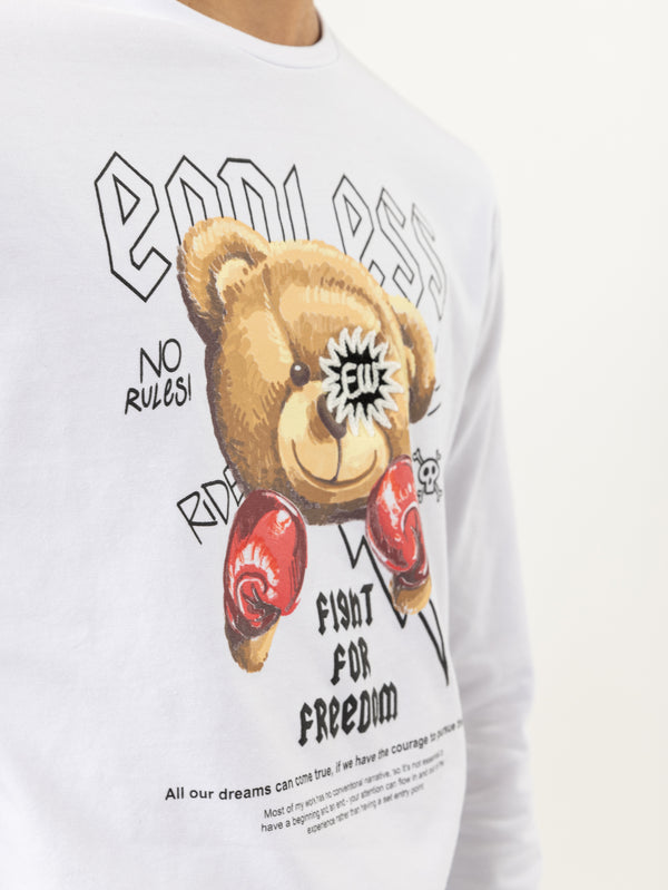 LONG SLEEVE T White / 14