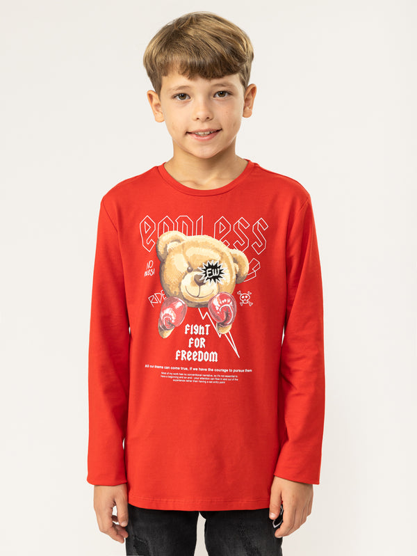LONG SLEEVE T Red / 14