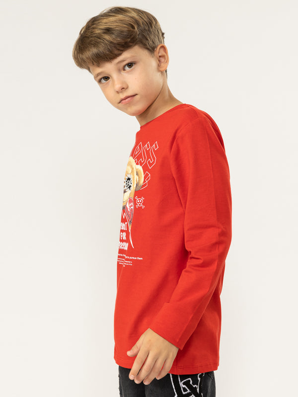 LONG SLEEVE T Red / 14