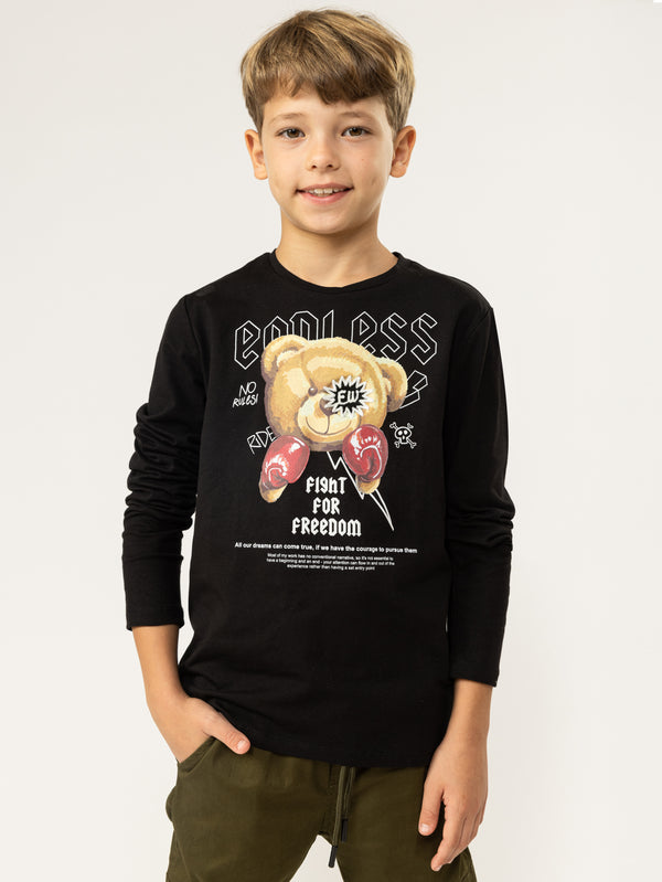 LONG SLEEVE T Black / 14