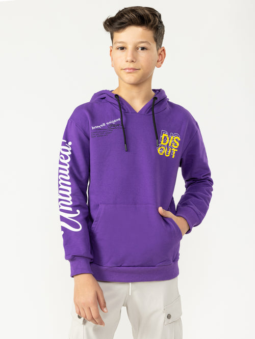 FASHION HOODIE Purple / 14