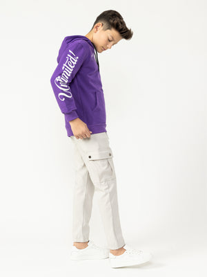 FASHION HOODIE Purple / 14