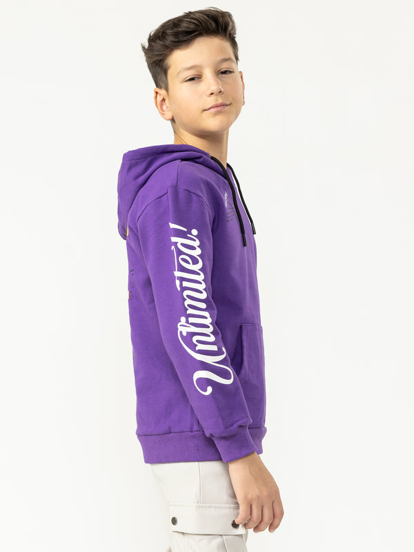 FASHION HOODIE Purple / 14