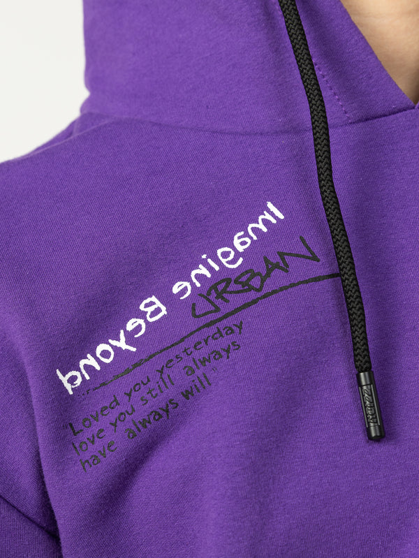 FASHION HOODIE Purple / 14