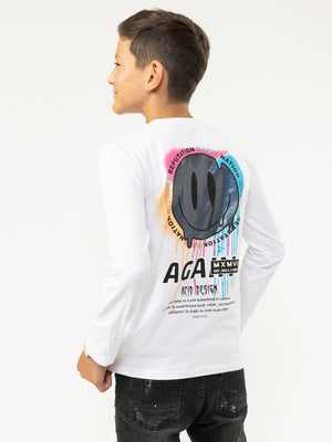 LONG SLEEVE T White / 14