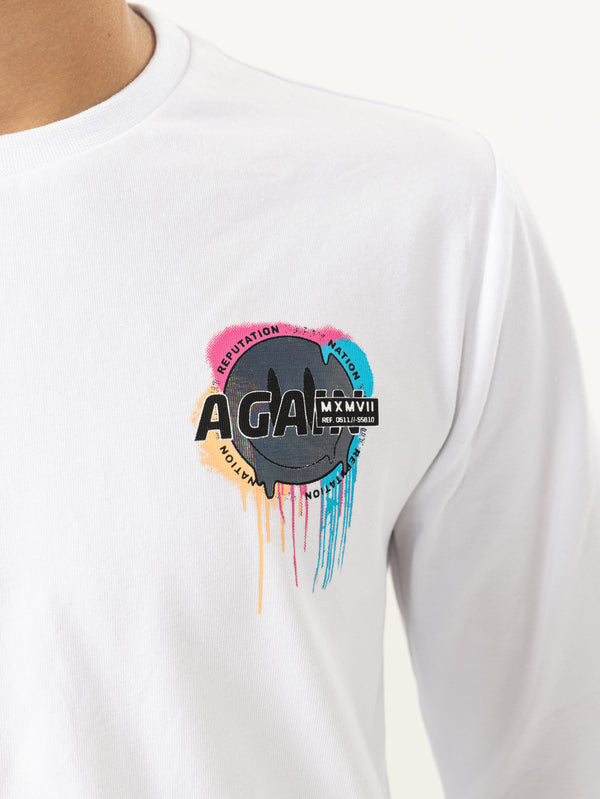 LONG SLEEVE T White / 14