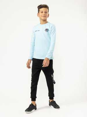 LONG SLEEVE T Light Blue / 14
