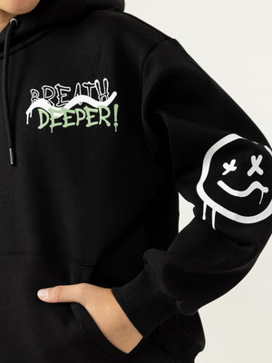 FASHION HOODIE Black / 14