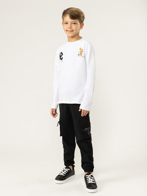 LONG SLEEVE T White / 14