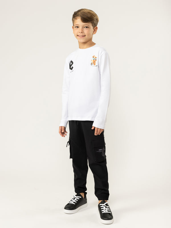 LONG SLEEVE T White / 14