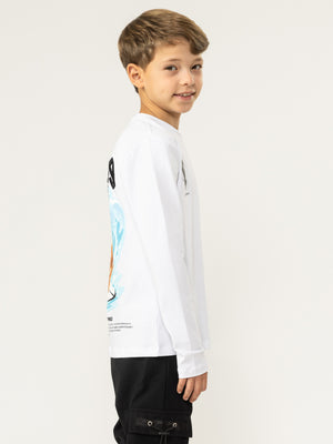 LONG SLEEVE T White / 14