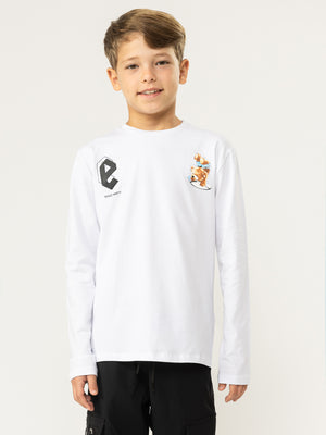 LONG SLEEVE T White / 14