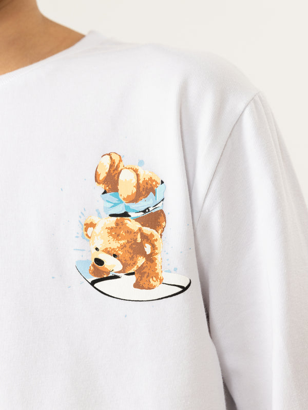 LONG SLEEVE T White / 14