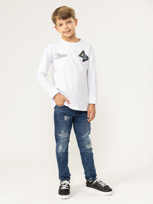 LONG SLEEVE T White / 14