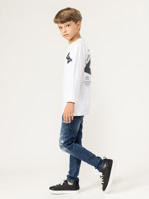 LONG SLEEVE T White / 14