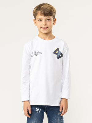 LONG SLEEVE T White / 14