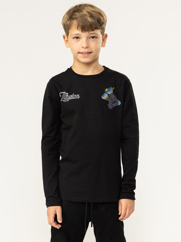 LONG SLEEVE T Black / 14