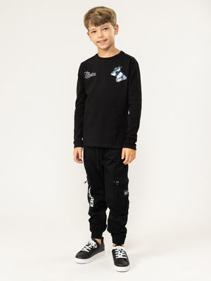 LONG SLEEVE T Black / 14