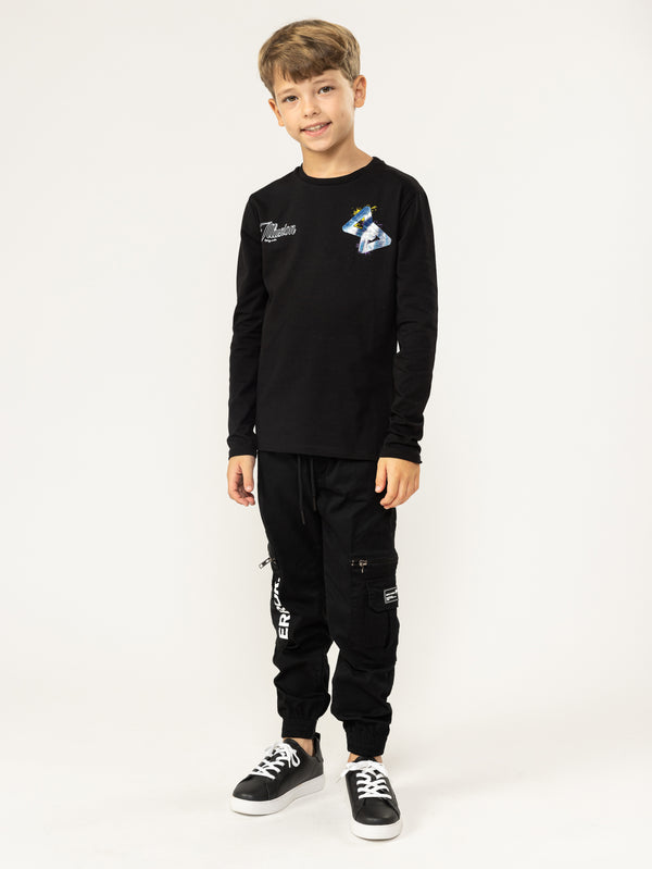 LONG SLEEVE T Black / 14