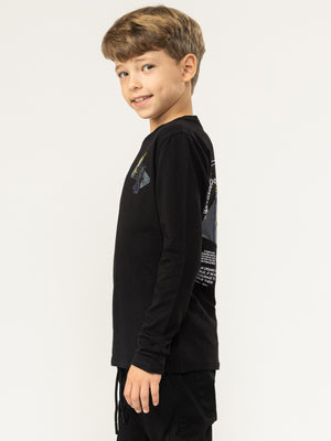 LONG SLEEVE T Black / 14