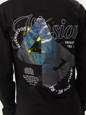 LONG SLEEVE T Black / 14