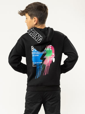 FASHION HOODIE Black / 14