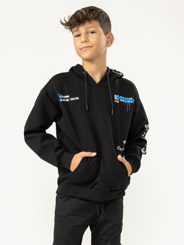 FASHION HOODIE Black / 14