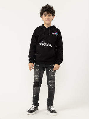 FASHION HOODIE Black / 14
