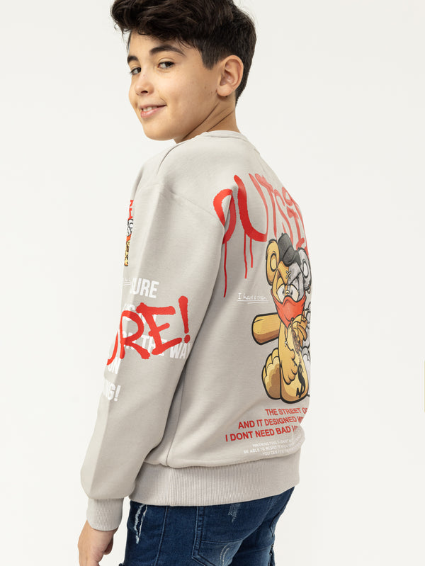 SWEATSHIRT Silver / 14
