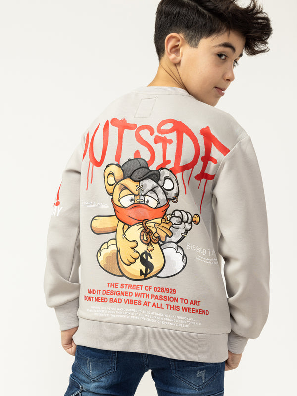 SWEATSHIRT Silver / 14