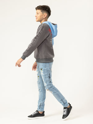 FASHION HOODIE Gray / 14