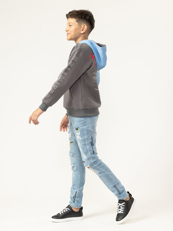 FASHION HOODIE Gray / 14