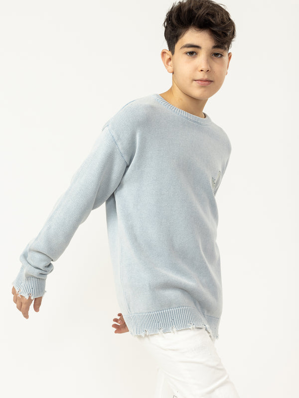 FASHION SWEATERS Light-Blue / 14