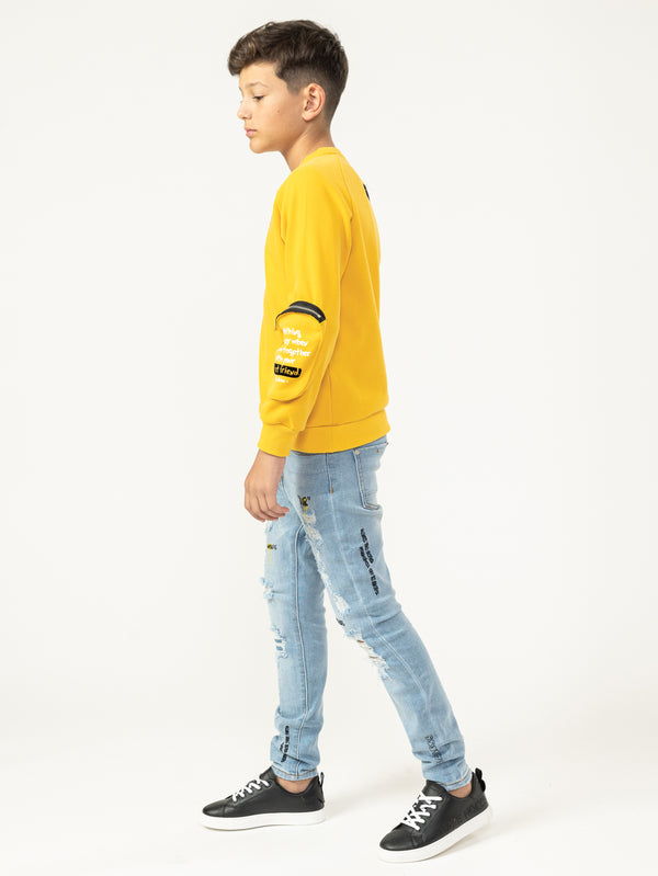 SWEATSHIRT Yellow / 14