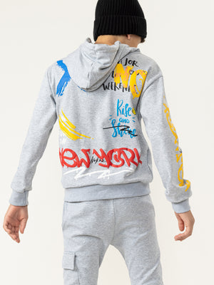FASHION SET TOP Gray-Melange / 14