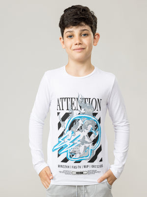 LONG SLEEVE T White / 14