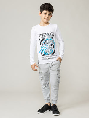 LONG SLEEVE T White / 14