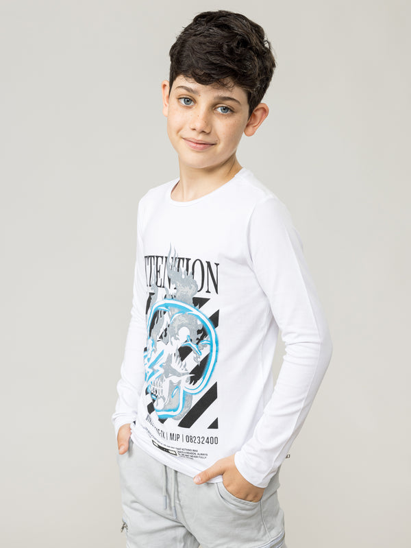 LONG SLEEVE T White / 14