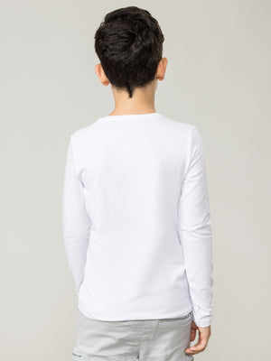 LONG SLEEVE T White / 14